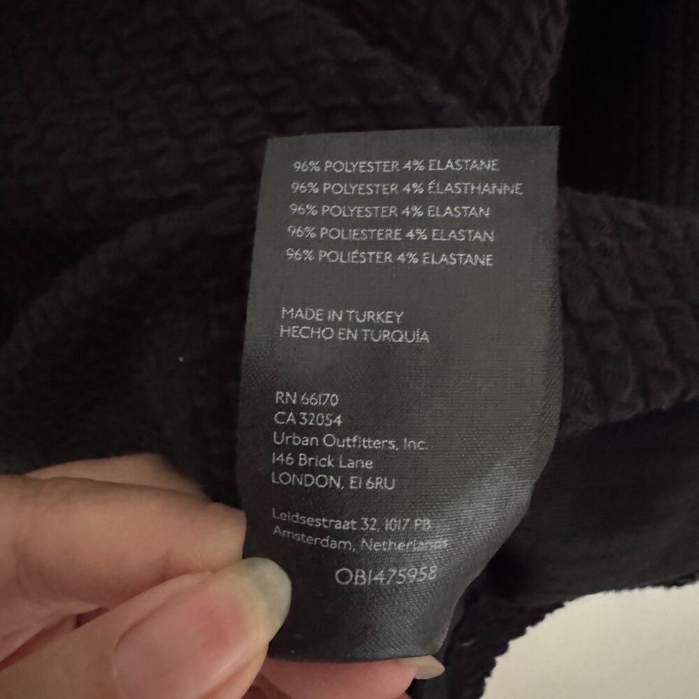 Black Maeve Size Medium Whimsy Goth Textured Blac… - image 4